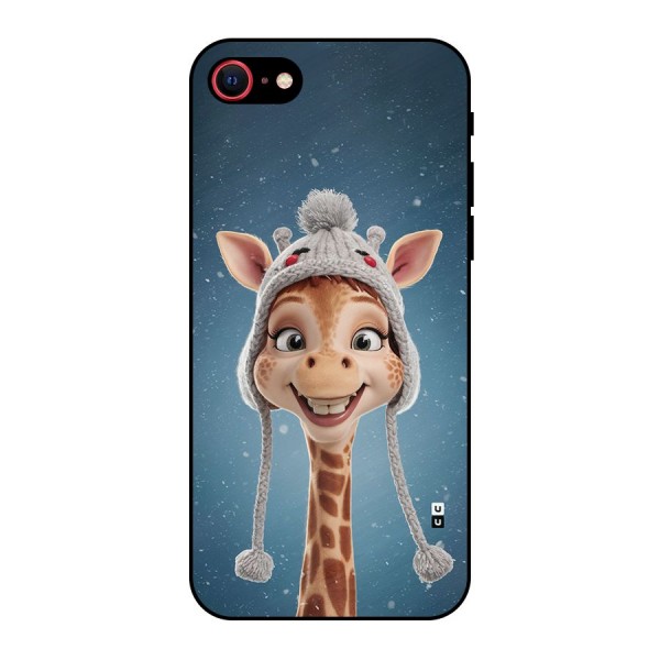 Funny Giraffe Metal Back Case for iPhone 7