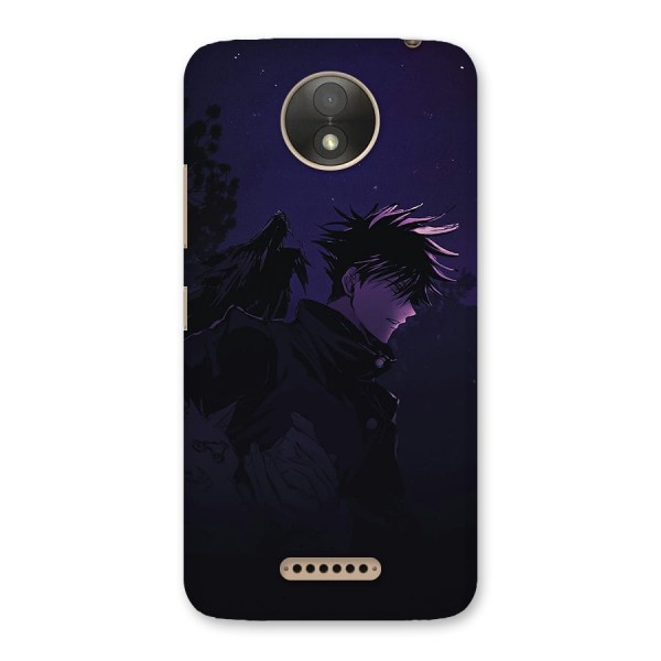 Fushiguro Demon Crows Back Case for Moto C Plus