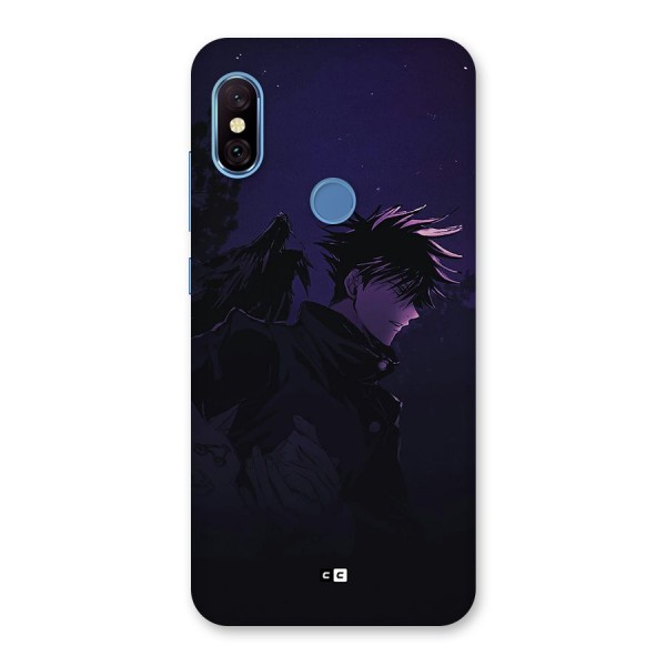 Fushiguro Demon Crows Back Case for Redmi Note 6 Pro