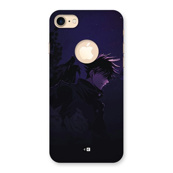 Fushiguro Demon Crows Back Case for iPhone 8 Logo Cut