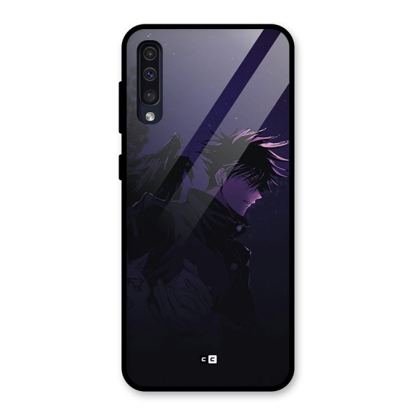 Fushiguro Demon Crows Glass Back Case for Galaxy A50s