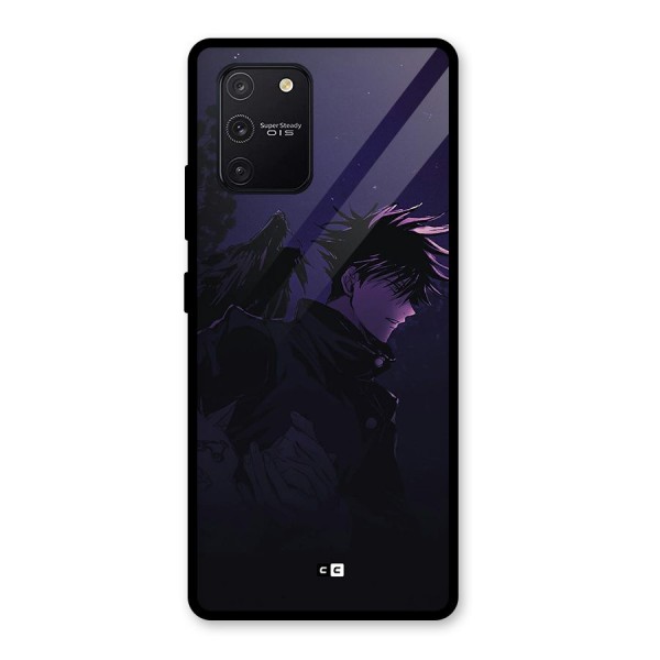 Fushiguro Demon Crows Glass Back Case for Galaxy S10 Lite