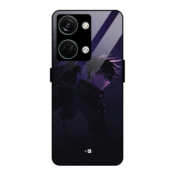 Fushiguro Demon Crows Glass Back Case for Oneplus Nord 3