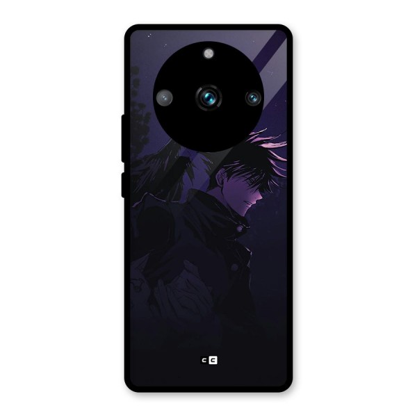 Fushiguro Demon Crows Glass Back Case for Realme 11 Pro