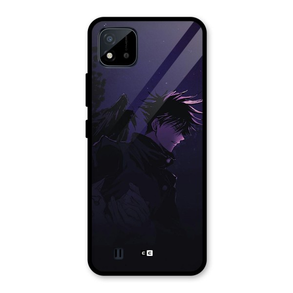 Fushiguro Demon Crows Glass Back Case for Realme C11 2021