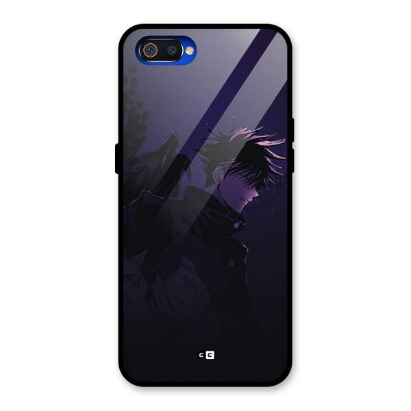 Fushiguro Demon Crows Glass Back Case for Realme C2