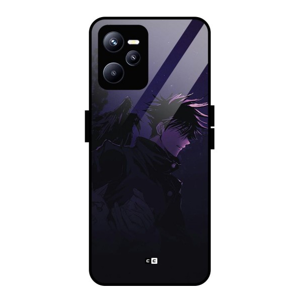 Fushiguro Demon Crows Glass Back Case for Realme C35