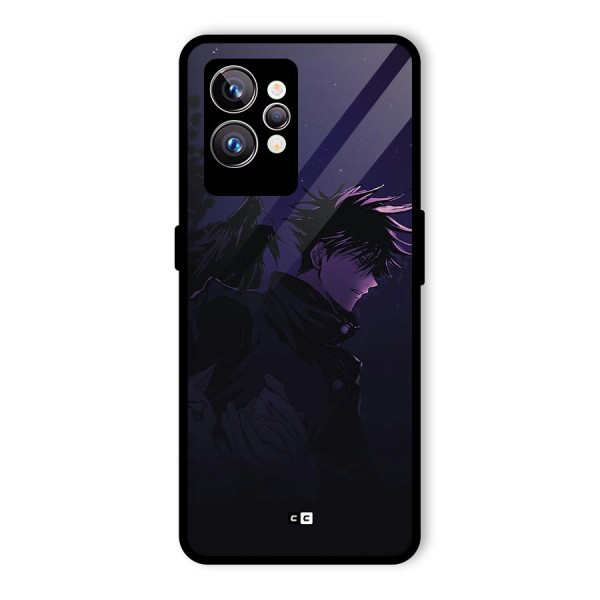 Fushiguro Demon Crows Glass Back Case for Realme GT2 Pro