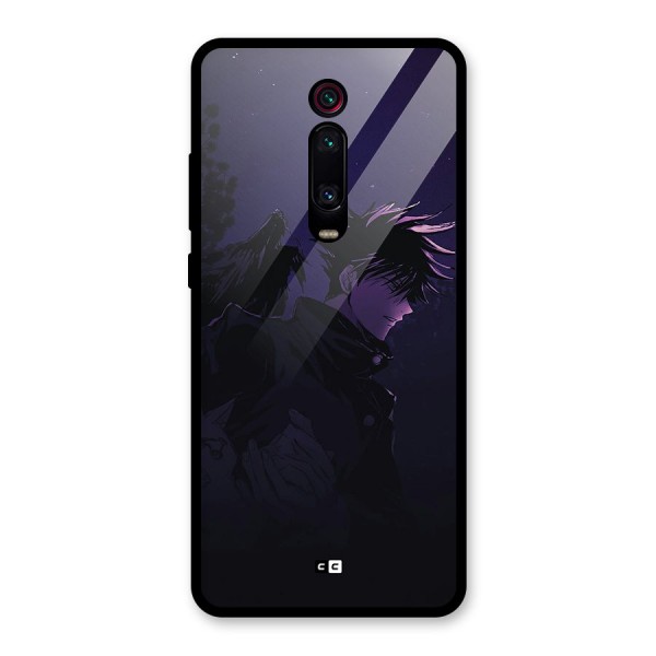 Fushiguro Demon Crows Glass Back Case for Redmi K20 Pro