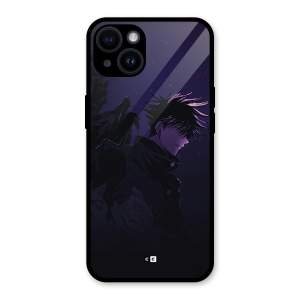 Fushiguro Demon Crows Glass Back Case for iPhone 14