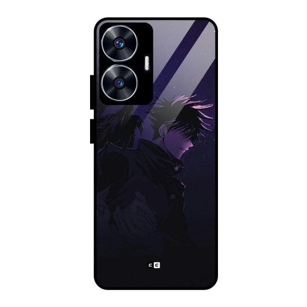 Fushiguro Demon Crows Glass Back Case for realme C55