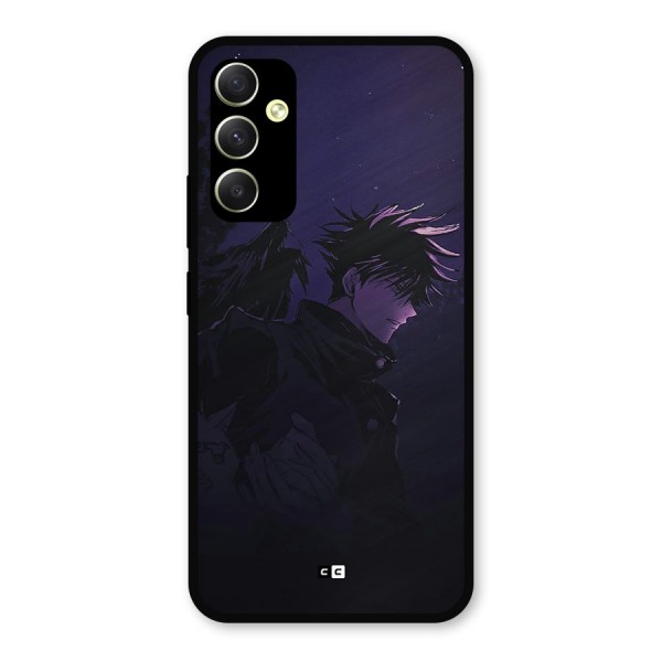 Fushiguro Demon Crows Metal Back Case for Galaxy A34