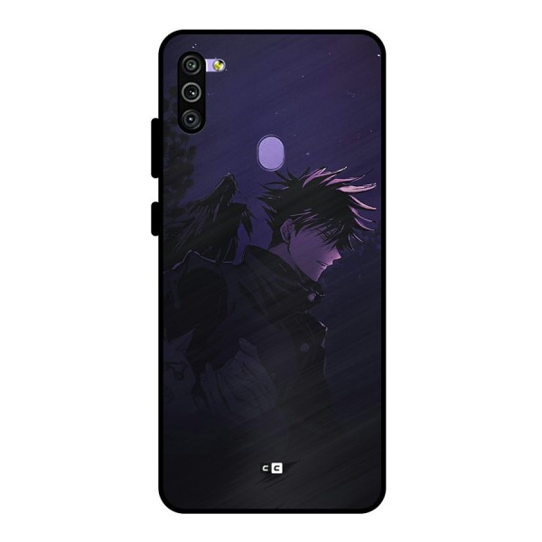 Fushiguro Demon Crows Metal Back Case for Galaxy M11