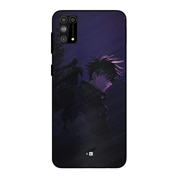 Fushiguro Demon Crows Metal Back Case for Galaxy M31