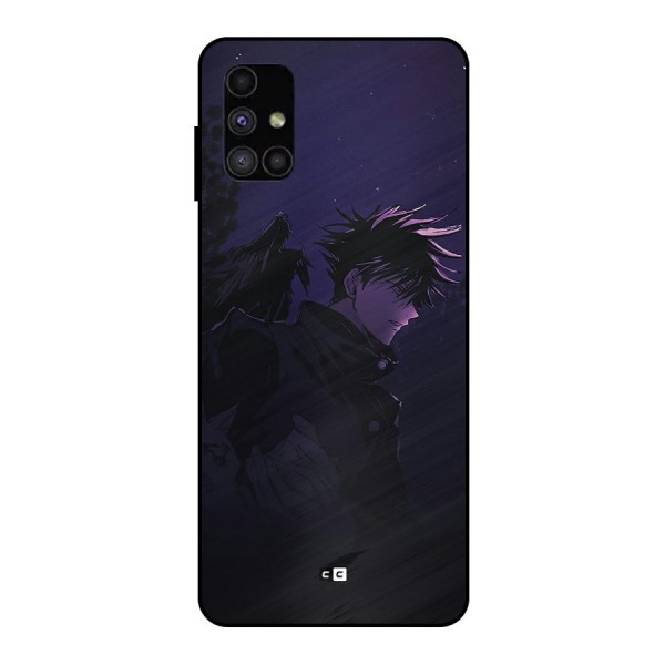 Fushiguro Demon Crows Metal Back Case for Galaxy M51