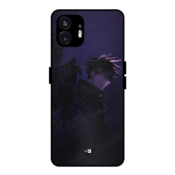 Fushiguro Demon Crows Metal Back Case for Nothing Phone 2