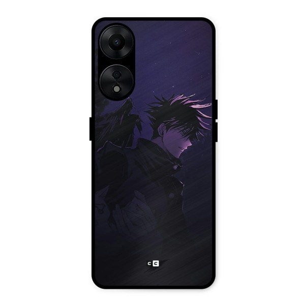 Fushiguro Demon Crows Metal Back Case for Oppo A78 5G