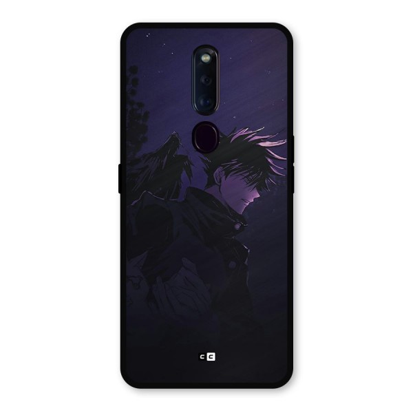 Fushiguro Demon Crows Metal Back Case for Oppo F11 Pro