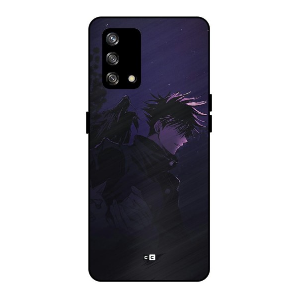 Fushiguro Demon Crows Metal Back Case for Oppo F19s