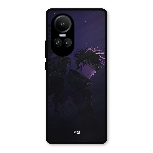 Fushiguro Demon Crows Metal Back Case for Oppo Reno10