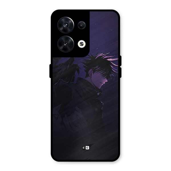 Fushiguro Demon Crows Metal Back Case for Oppo Reno8 5G