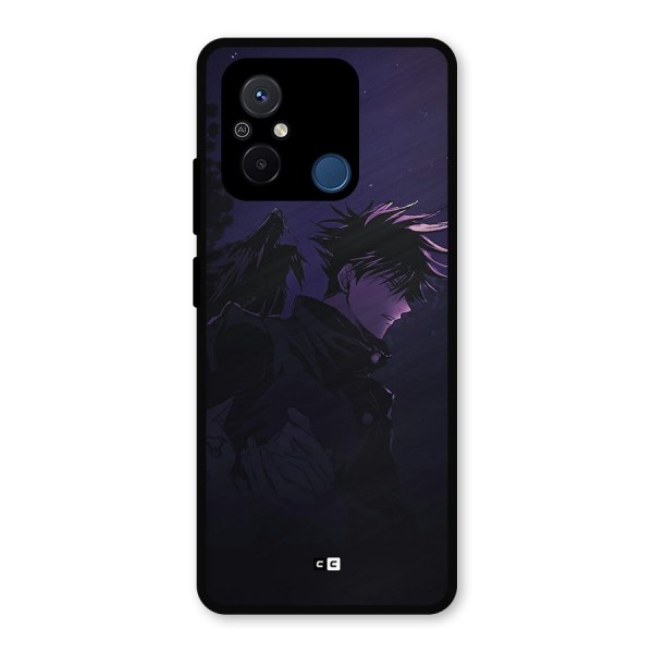 Fushiguro Demon Crows Metal Back Case for Poco C55