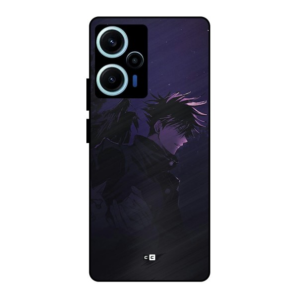 Fushiguro Demon Crows Metal Back Case for Poco F5