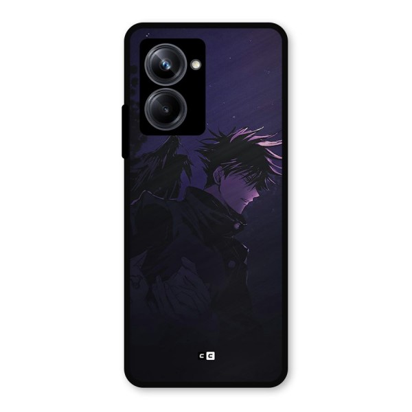 Fushiguro Demon Crows Metal Back Case for Realme 10 Pro