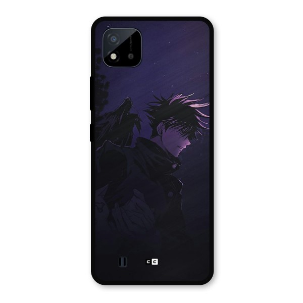 Fushiguro Demon Crows Metal Back Case for Realme C11 2021