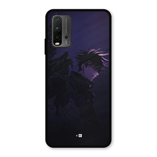 Fushiguro Demon Crows Metal Back Case for Redmi 9 Power