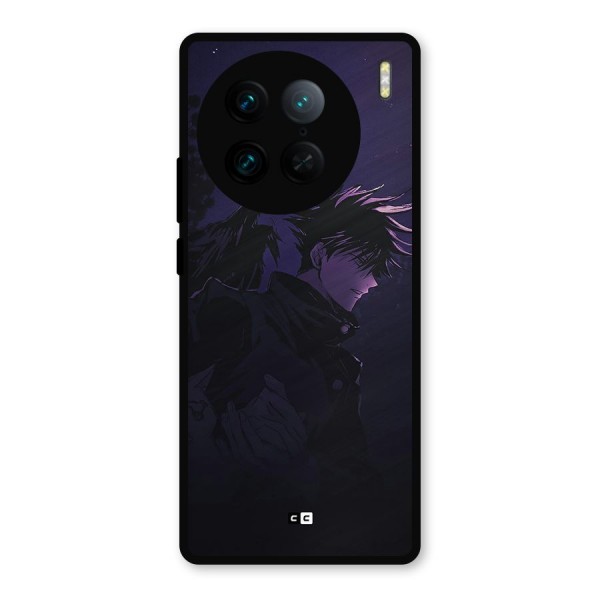 Fushiguro Demon Crows Metal Back Case for Vivo X90 Pro