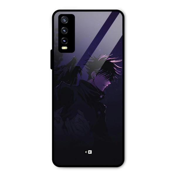 Fushiguro Demon Crows Metal Back Case for Vivo Y20 2021