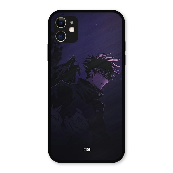 Fushiguro Demon Crows Metal Back Case for iPhone 11