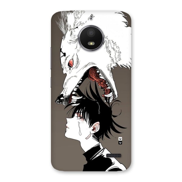 Fushiguro Demon Dog Back Case for Moto E4