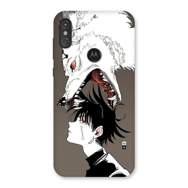 Fushiguro Demon Dog Back Case for Motorola One Power