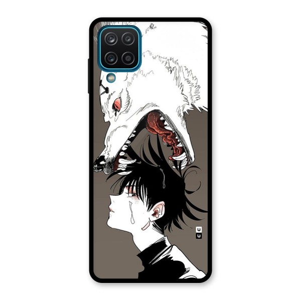 Fushiguro Demon Dog Glass Back Case for Galaxy A12