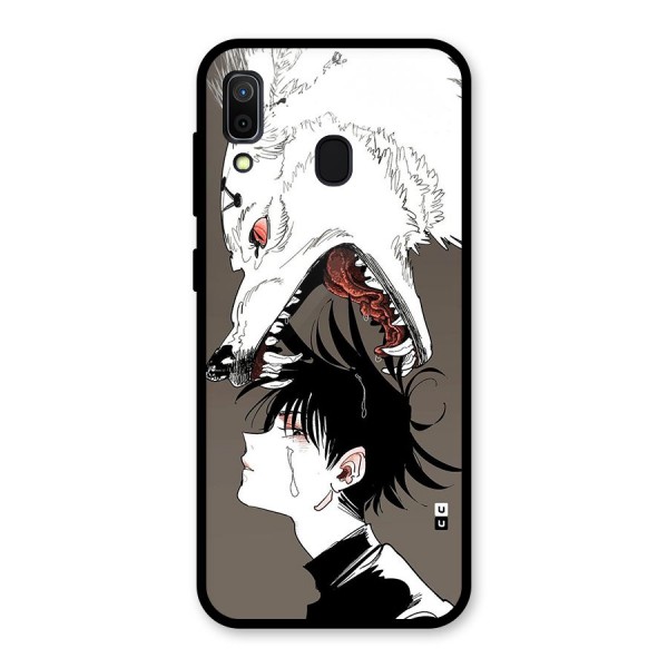 Fushiguro Demon Dog Glass Back Case for Galaxy A30