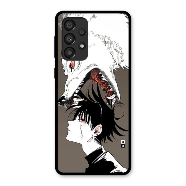 Fushiguro Demon Dog Glass Back Case for Galaxy A33 5G