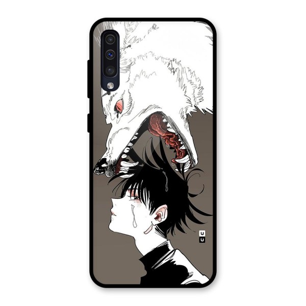 Fushiguro Demon Dog Glass Back Case for Galaxy A50