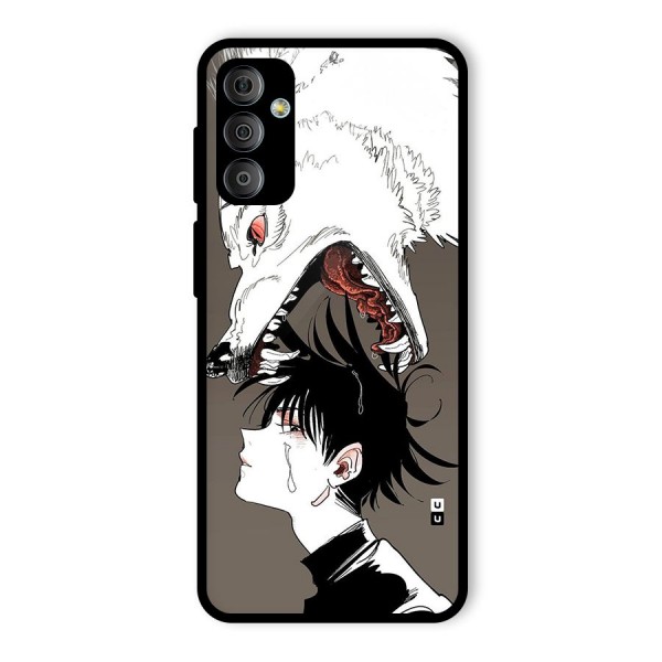 Fushiguro Demon Dog Glass Back Case for Galaxy F23