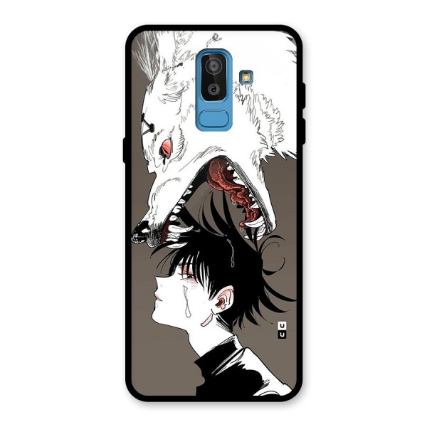 Fushiguro Demon Dog Glass Back Case for Galaxy J8