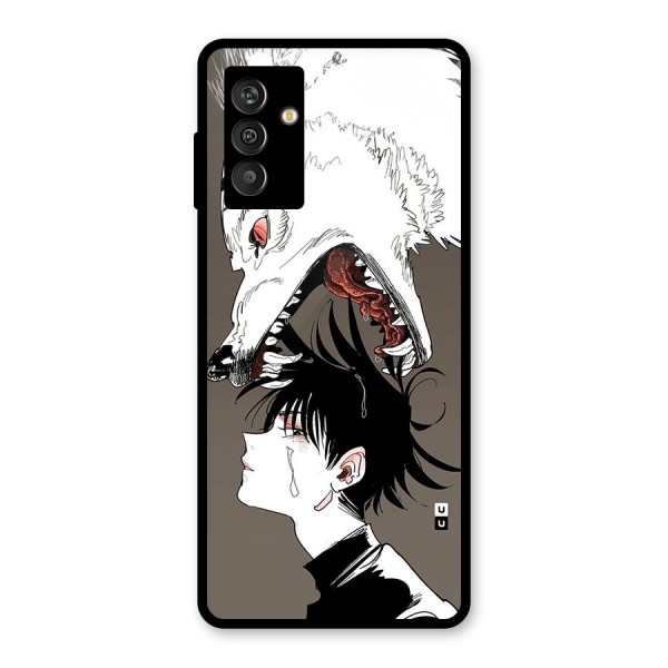 Fushiguro Demon Dog Glass Back Case for Galaxy M13