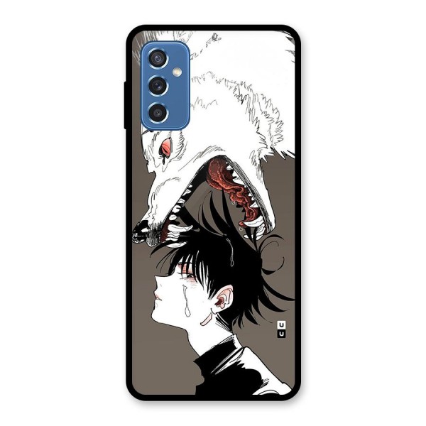 Fushiguro Demon Dog Glass Back Case for Galaxy M52 5G