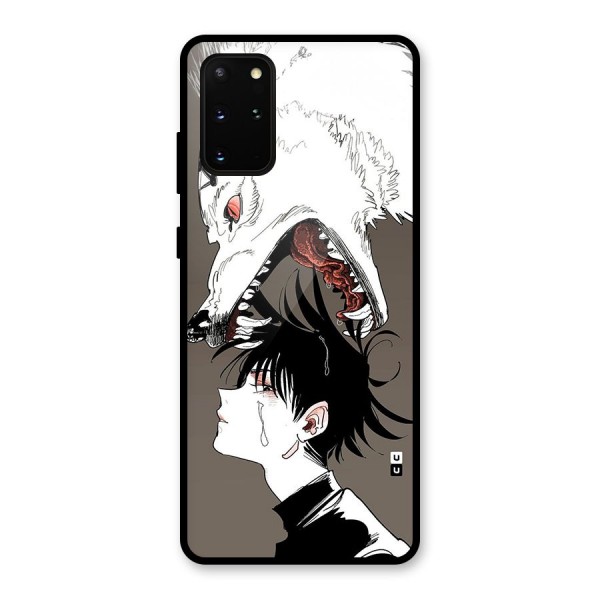 Fushiguro Demon Dog Glass Back Case for Galaxy S20 Plus