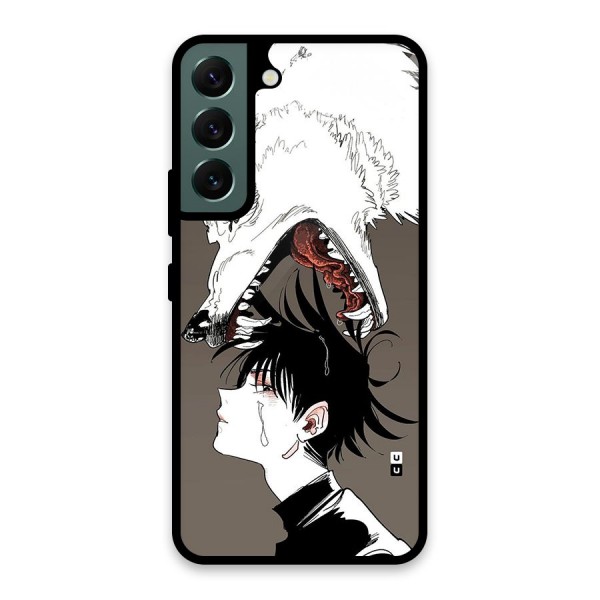 Fushiguro Demon Dog Glass Back Case for Galaxy S22 5G