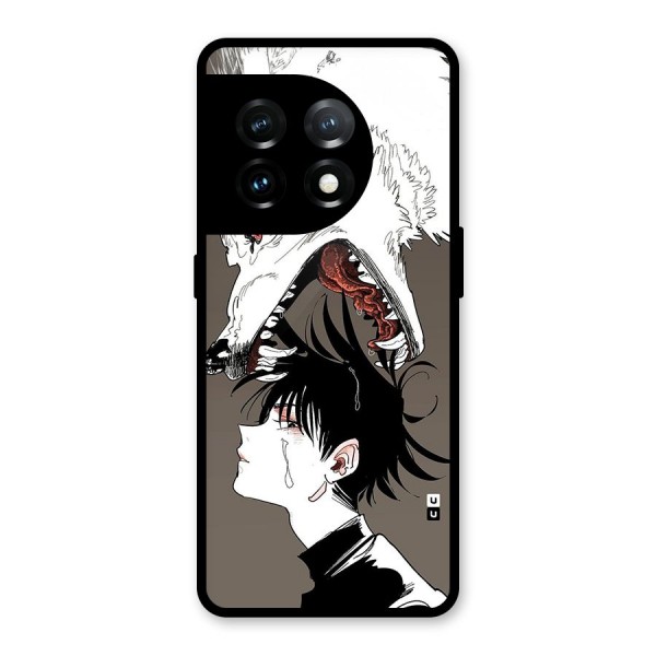 Fushiguro Demon Dog Glass Back Case for OnePlus 11