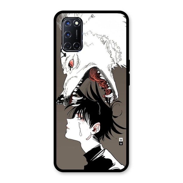 Fushiguro Demon Dog Glass Back Case for Oppo A52