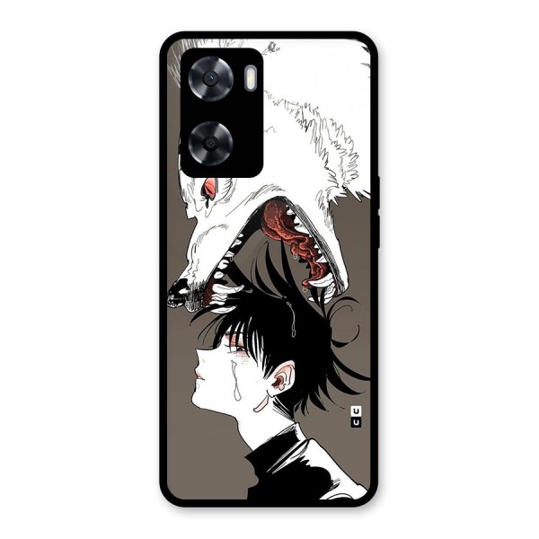 Fushiguro Demon Dog Glass Back Case for Oppo A57 2022