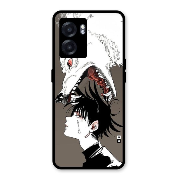 Fushiguro Demon Dog Glass Back Case for Oppo K10 (5G)