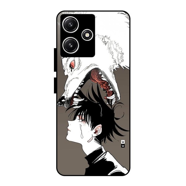 Fushiguro Demon Dog Glass Back Case for Poco M6 Pro